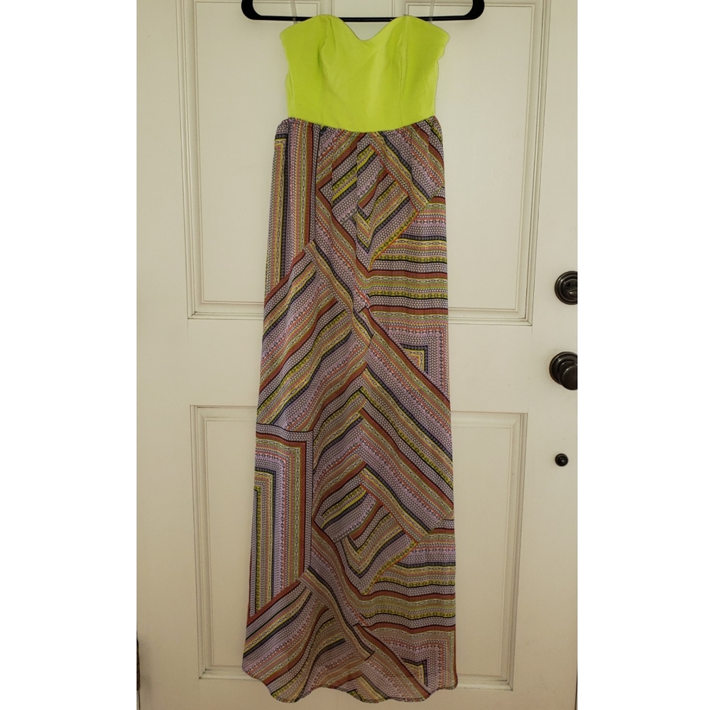 Cute strapless maxi dress
